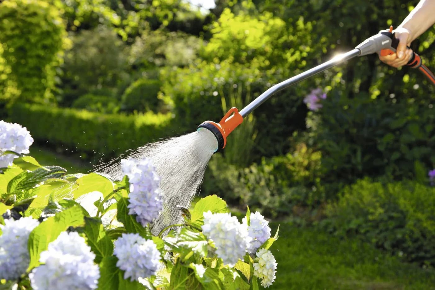 Gardena Classic Gießstab Grau/Orange 75cm