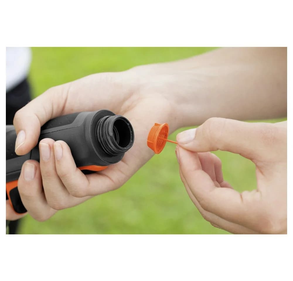 GARDENA Premium Multibrause Schwarz/Orange 5 Sprühmuster - Bild 3