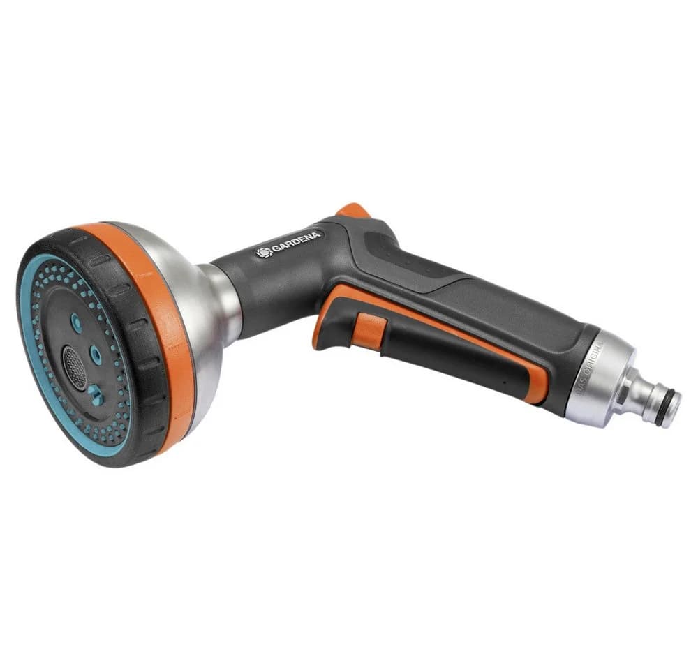 GARDENA Premium Multibrause Schwarz/Orange 5 Sprühmuster - Bild 4