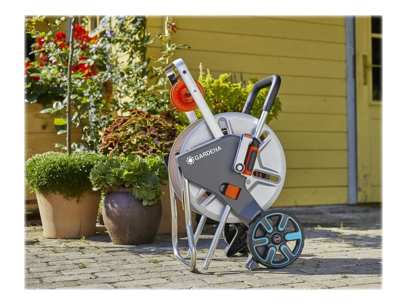 GARDENA Schlauchwagen L Easy Met. Grau Metall - Bild 3
