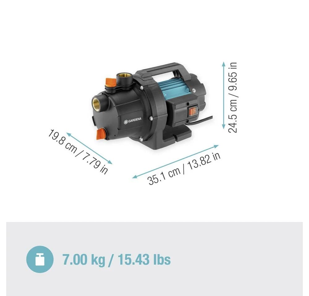 GARDENA Gartenpumpe 3700/4 P BASIC 09015-47
