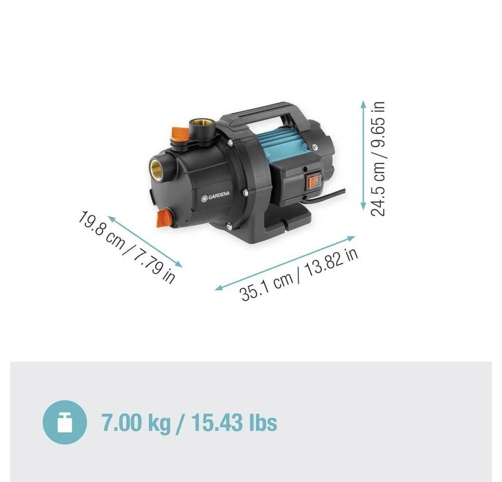 GARDENA Gartenpumpe 3700/4 P BASIC 09015-47 - Bild 2