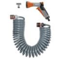 Gardena Spiralschlauch-Set 10 Meter Grau/Orange mit Brause Bild 2