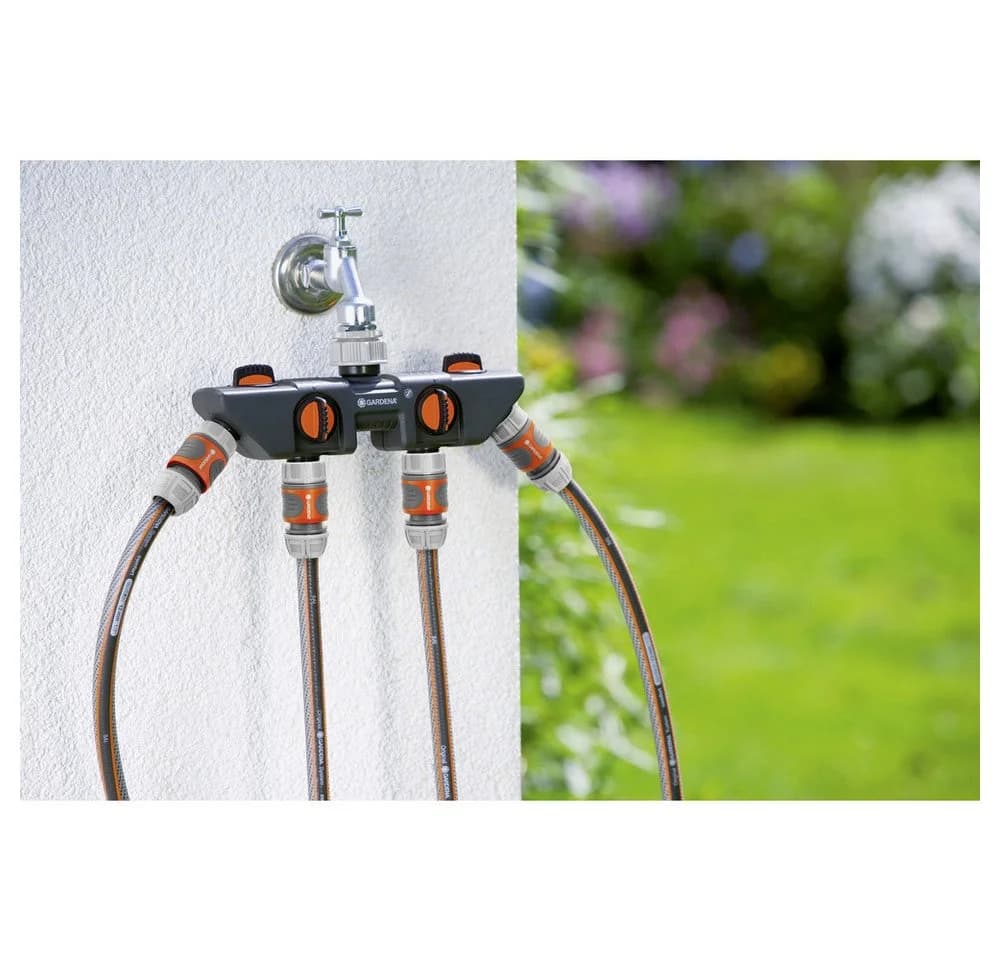 GARDENA 4-Wege-Verteiler Steckkupplung 26,44 mm (3/4) AG