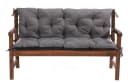Mayaadi Home Auflagekissen Gartenbank Set Bordeaux Rot Bild 5