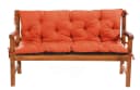Mayaadi Home Auflagekissen Gartenbankauflage Set Orange Bild 1
