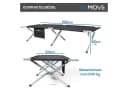 24Move Feldbett Campingbett Schwarz Wasserabweisend Klappbar Bild 4