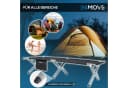 24Move Feldbett Campingbett Schwarz Wasserabweisend Klappbar Bild 5