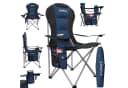 24MOVE® Campingstuhl Salvador Faltbar Gepolstert Blau 150kg Tragetasche Bild 2