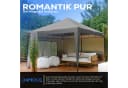 24MOVE® Pavillon Santos 3x3m Pop-Up UV-Schutz 50+ Wasserdicht & Winterfest Bild 5