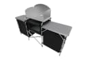 24Move Campingschrank CAMPO Faltbar Aluminium mit Windschutz und Tragetasche Bild 3