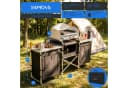 24Move Campingschrank CAMPO Faltbar Aluminium mit Windschutz und Tragetasche Bild 4