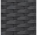 Yaheetech Gartentisch Balkontisch Schwarz Rattanoptik Bild 5