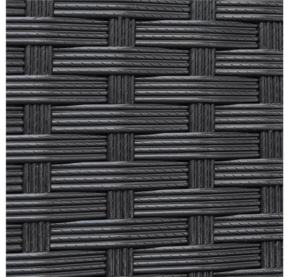 Yaheetech Gartentisch Balkontisch Schwarz Rattanoptik - Bild 5