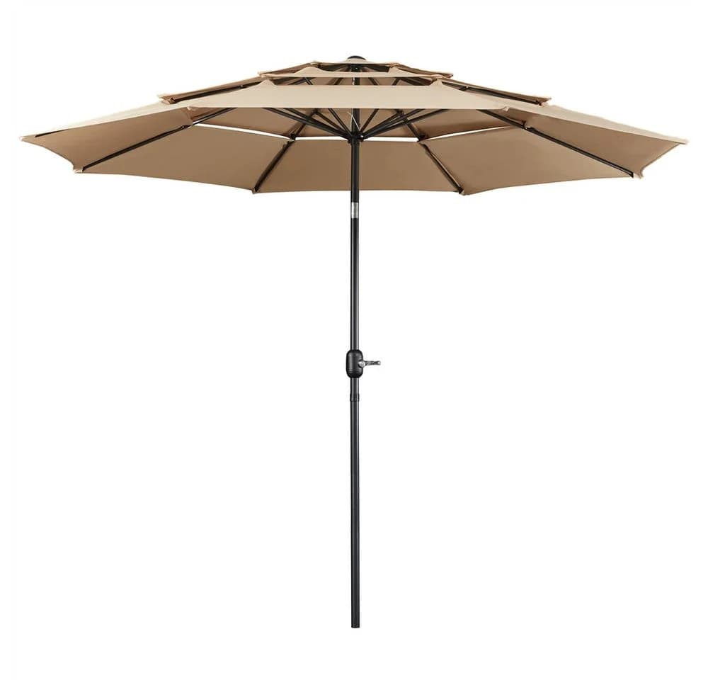 Yaheetech Sonnenschirm 324cm Outdoor UPF 50+ - Bild 2