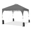 Yaheetech Faltpavillon Pop-up Dunkelgrau höhenverstellbar Bild 2