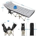 Yaheetech Feldbett Campingbett mit Tragetasche & Seitentasche & Matratze Bild 4