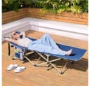 Yaheetech Klappbett Campingbett mit Tragetasche Blau Bild 1