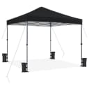 Yaheetech Faltpavillon 3x3m Schwarz Höhenverstellbar UV-Schutz Bild 2