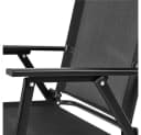 Yaheetech Klappstuhl 4er-Set Schwarz Texteline Metall Bild 5