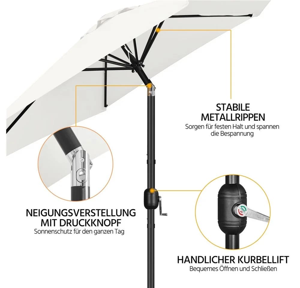 Sonnenschirm für Garten und Terrasse - Bild 5