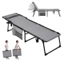 Yaheetech Klappbett Grau 5-stufig verstellbar bis 120kg Bild 2