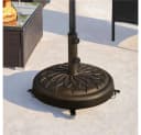 Yaheetech Schirmständer Sonnenschirmständer Bronze Bild 3