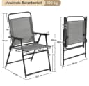Yaheetech Klappstuhl 2er Set Grau Gartenstuhl Bild 4