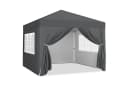 Yaheetech Faltpavillon 3x3 m mit 4 Seitenteilen Gartenpavillon Campingzelt Sonnenschutz mit Fenster UV Schutz 50+ Bild 2