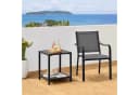 Yaheetech Gartentisch 45x45x54 cm, Balkontisch Beistelltisch aus Latten Quadratischer Kaffeetisch Bild 1