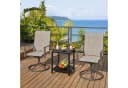 Yaheetech Gartentisch 45x45x54 cm, Balkontisch Beistelltisch aus Latten Quadratischer Kaffeetisch Bild 3