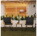 Yaheetech Balkonset Gartenlounge-Set 2 Lehnstühle 1 Beistelltisch Bild 1