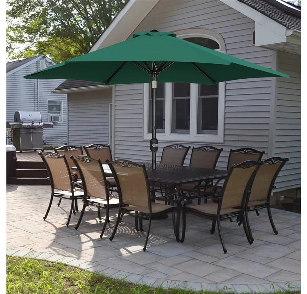 Yaheetech Sonnenschirm 269 cm Garten- und Marktschirm