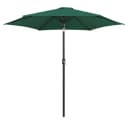 Yaheetech Sonnenschirm 226/269/294 cm Garten- und Marktschirm mit 6 Metallstreben Bild 2