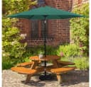 Yaheetech Sonnenschirm 226/269/294 cm Garten- und Marktschirm mit 6 Metallstreben Bild 3
