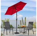 Yaheetech Sonnenschirm 226 cm Rot Bild 3