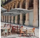 Yaheetech Sonnenschirm Rechteckig Metallstreben Bild 3