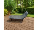 Divit 2x Klappbare Gartenliege Gepolstert Sonnenliege Bild 1
