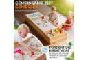 SCHRIMA Sandkasten 4 in 1 aus Massivholz mit Abdeckung & Wasserwanne Bild 1