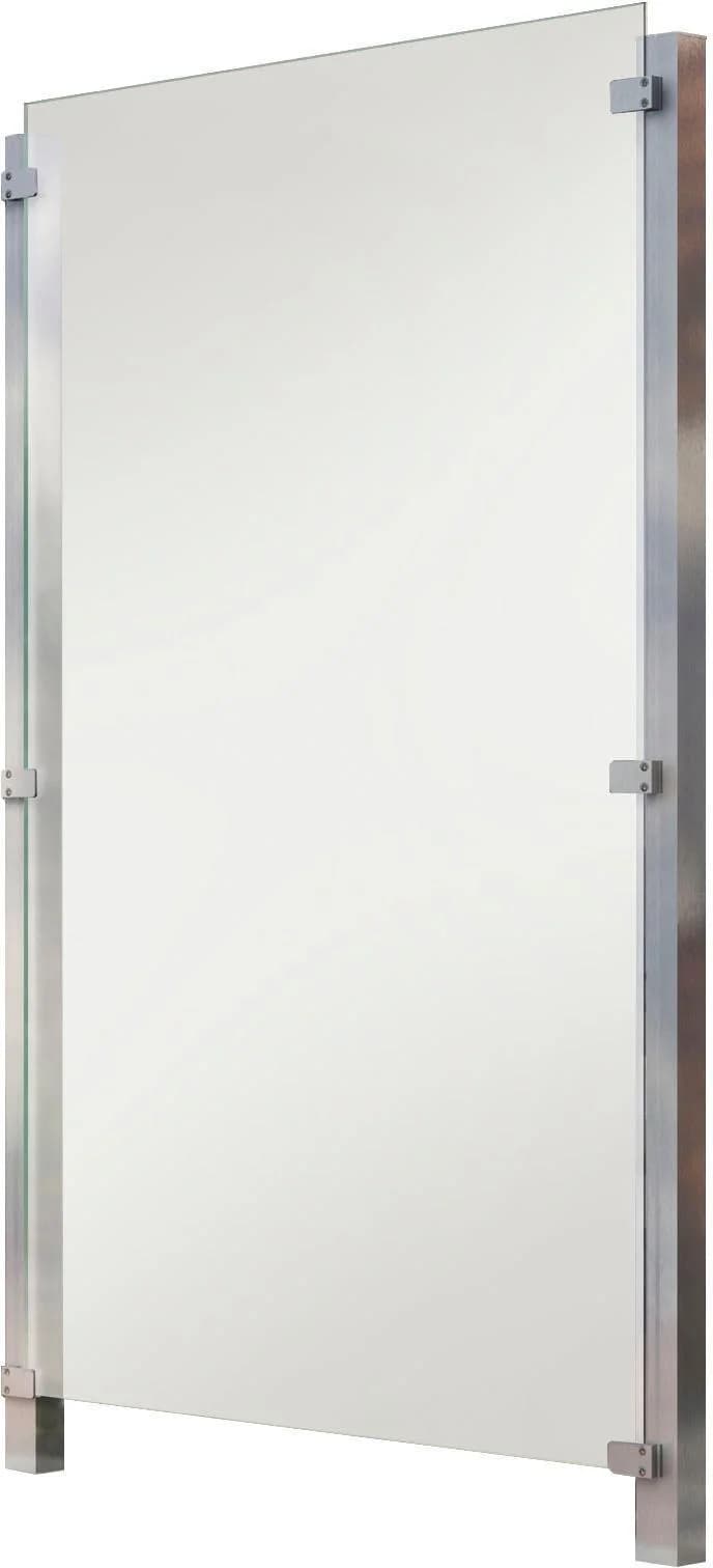 Zaun STAKET PRO Silber Glaszaun 1,21 m
