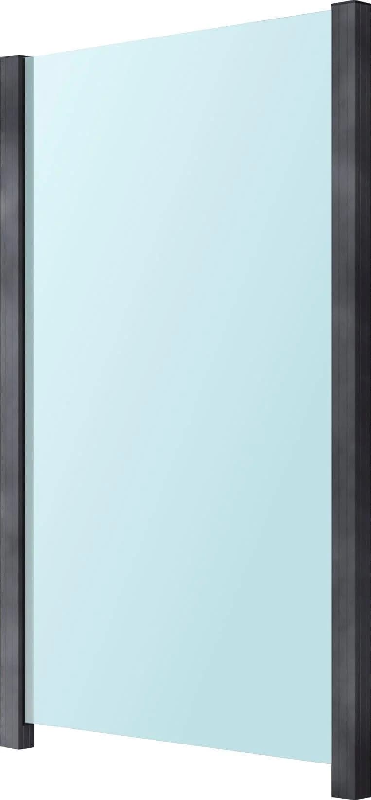 Zaun STAKET PRO Grau Aluminium Glaszaun 1,22 m