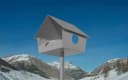 Radius Vogelhaus Piep Show XXL Metall Wetterfest Silber Bild 1