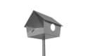 Radius Vogelhaus Piep Show XXL Metall Wetterfest Silber Bild 2