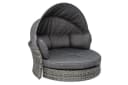 riess-ambiente Loungebett SEATTLE Grau mit Sonnendach Bild 1