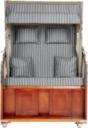 WebaVita Strandkorb Karibik 2-Sitzer Grau Polyrattan Bild 1