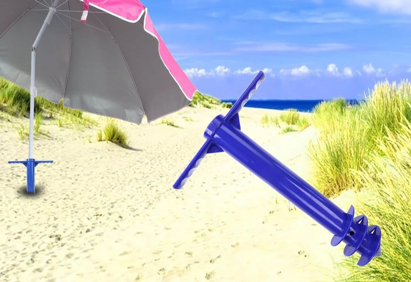 ELLUG Schirmständer Bodenhülse mit Drehverschluss für Sonnenschirm - Bild 5