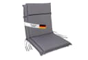 Albatros Gartenstuhl Sitzauflage 4er Set Anthrazit UV-beständig Bild 2