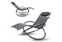 Albatros Gartenliege X-FORM Schwungliege Relaxliege mit Kopfkissen Bild 2