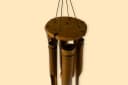 WORU Bambus-Windspiel Handgefertigt Orientalisch Braun Bild 1