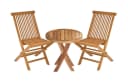 LC Garden Gartentisch Riva Teak Klapptisch rund Bild 3